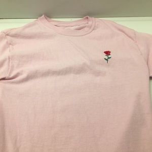Pink Rose T- Shirt